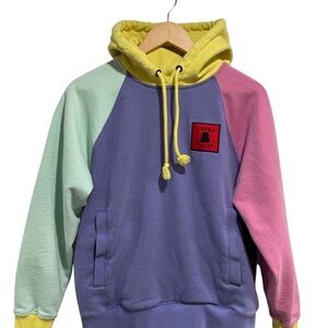 Teddy Fresh Colour Block Pastel Sweatshirt Hoodie Raglan Cotton